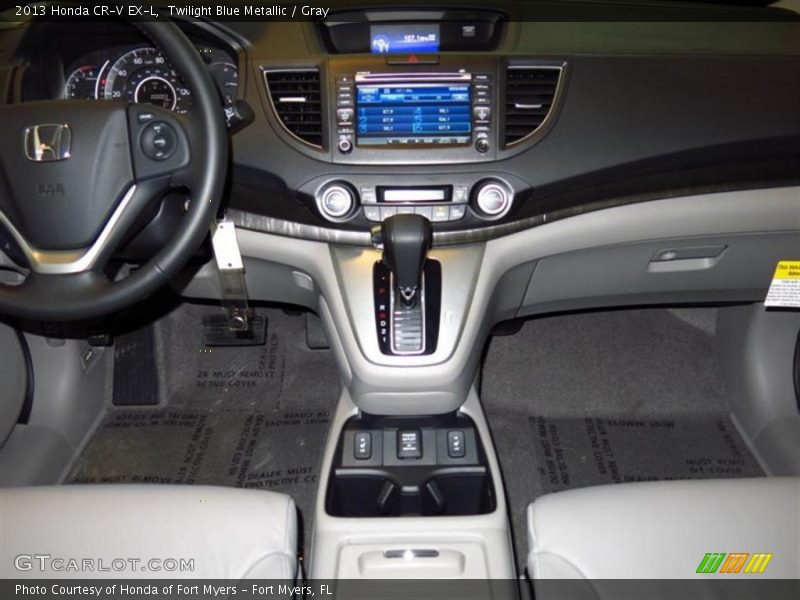 Twilight Blue Metallic / Gray 2013 Honda CR-V EX-L