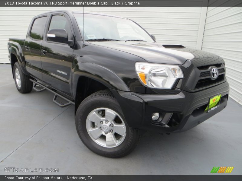 Black / Graphite 2013 Toyota Tacoma V6 TRD Sport Prerunner Double Cab