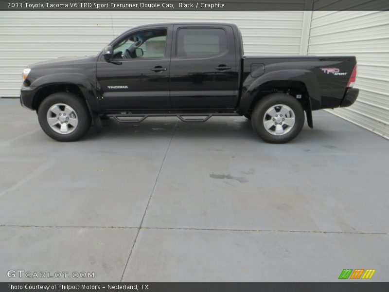 Black / Graphite 2013 Toyota Tacoma V6 TRD Sport Prerunner Double Cab