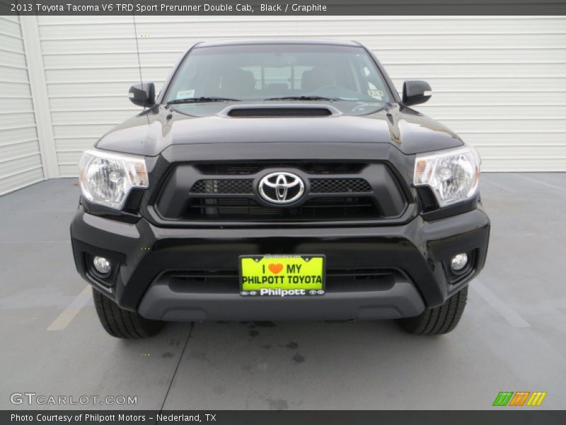 Black / Graphite 2013 Toyota Tacoma V6 TRD Sport Prerunner Double Cab