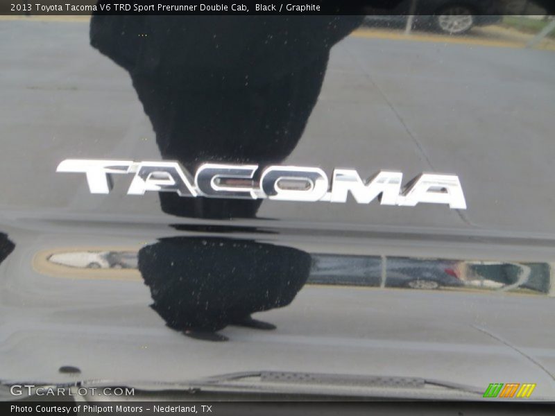 Black / Graphite 2013 Toyota Tacoma V6 TRD Sport Prerunner Double Cab