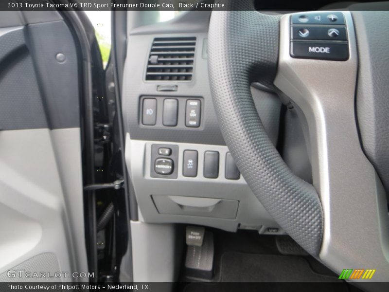 Black / Graphite 2013 Toyota Tacoma V6 TRD Sport Prerunner Double Cab