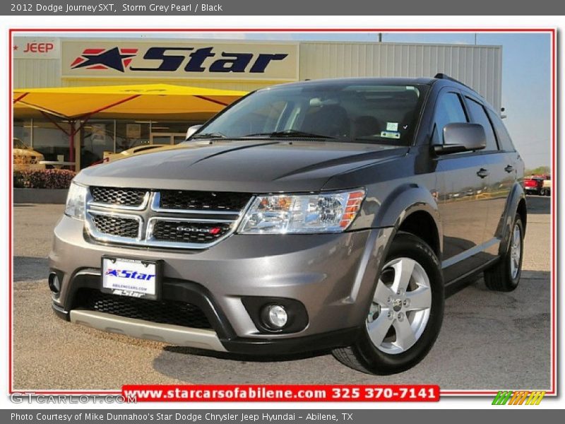 Storm Grey Pearl / Black 2012 Dodge Journey SXT