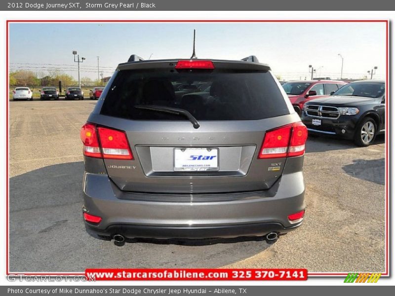 Storm Grey Pearl / Black 2012 Dodge Journey SXT