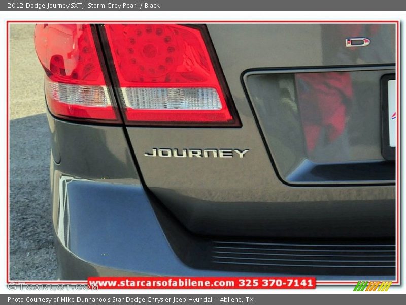 Storm Grey Pearl / Black 2012 Dodge Journey SXT