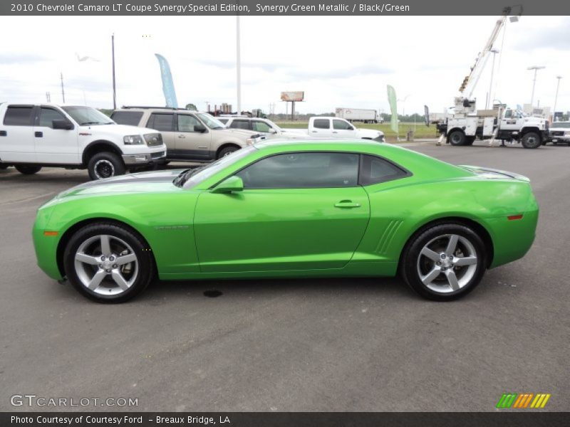Synergy Green Metallic / Black/Green 2010 Chevrolet Camaro LT Coupe Synergy Special Edition