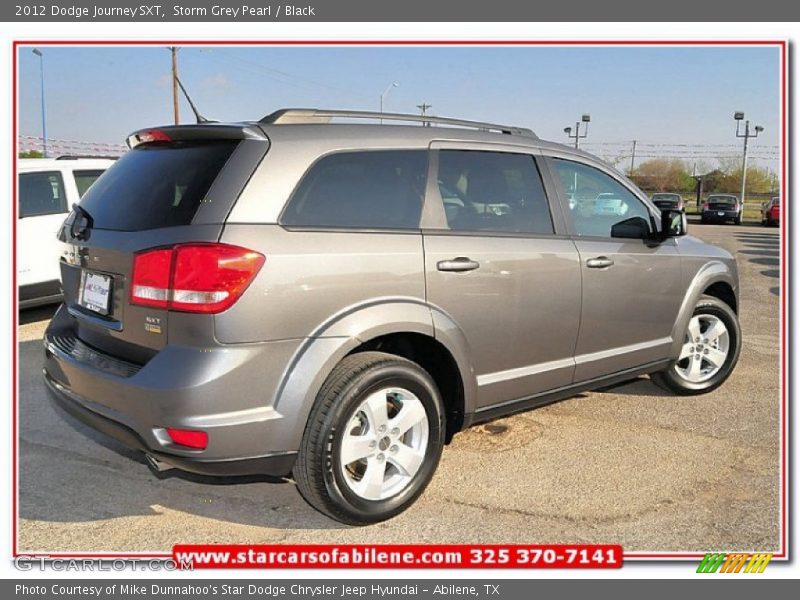 Storm Grey Pearl / Black 2012 Dodge Journey SXT