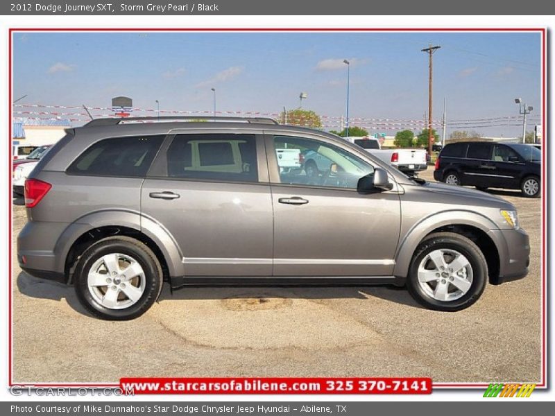 Storm Grey Pearl / Black 2012 Dodge Journey SXT