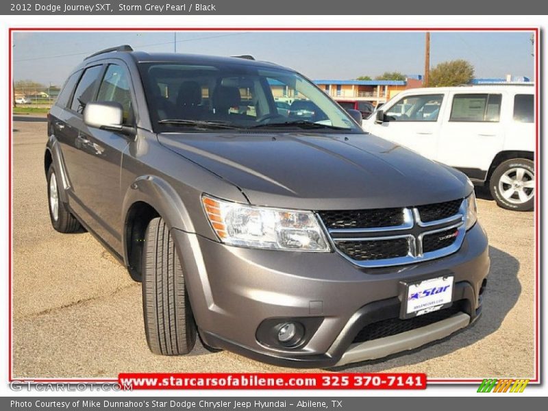 Storm Grey Pearl / Black 2012 Dodge Journey SXT