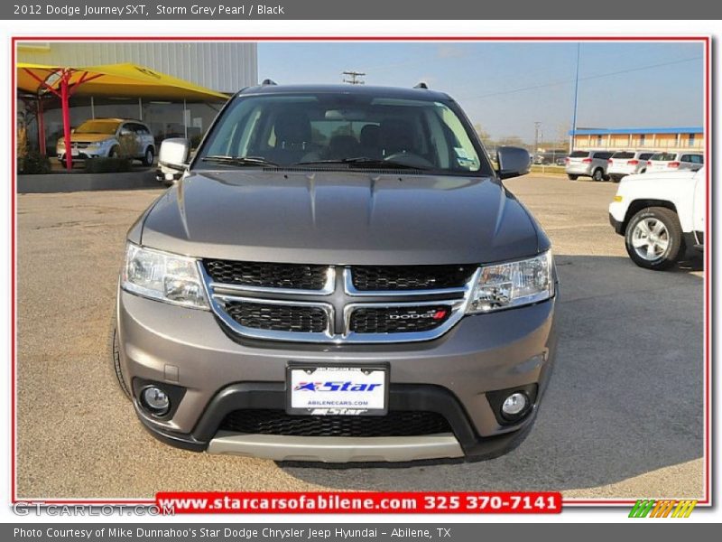 Storm Grey Pearl / Black 2012 Dodge Journey SXT