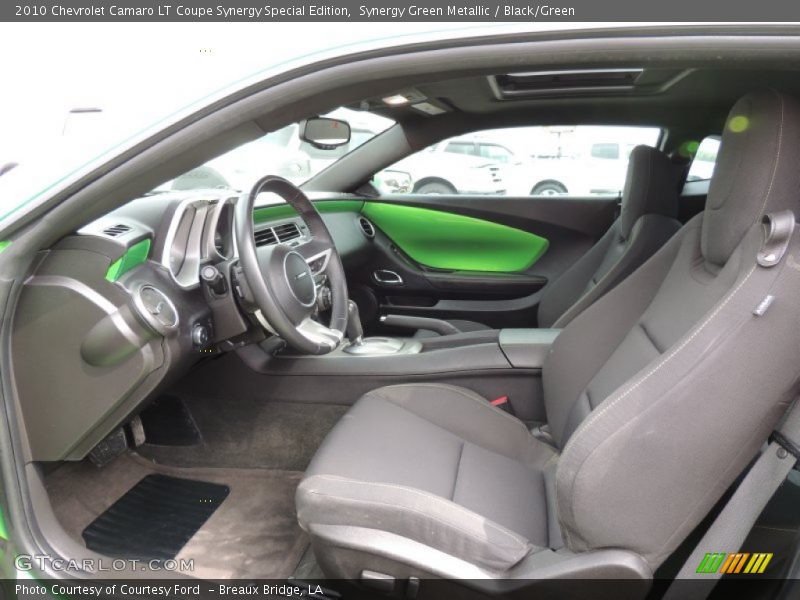 Synergy Green Metallic / Black/Green 2010 Chevrolet Camaro LT Coupe Synergy Special Edition