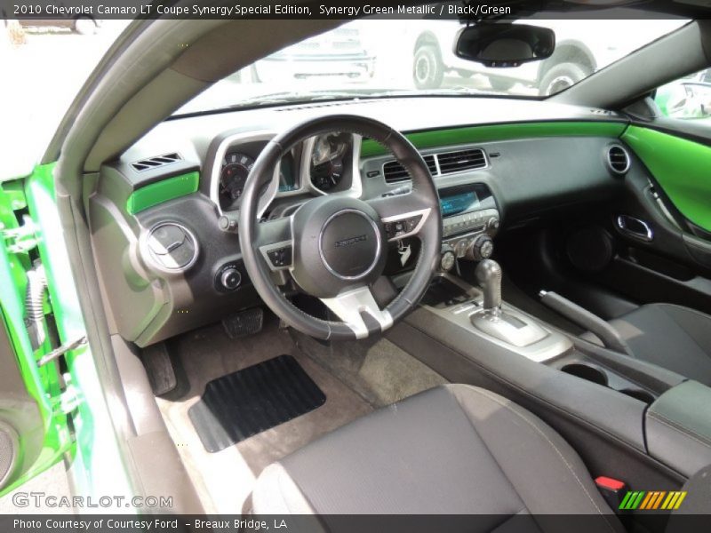 Synergy Green Metallic / Black/Green 2010 Chevrolet Camaro LT Coupe Synergy Special Edition