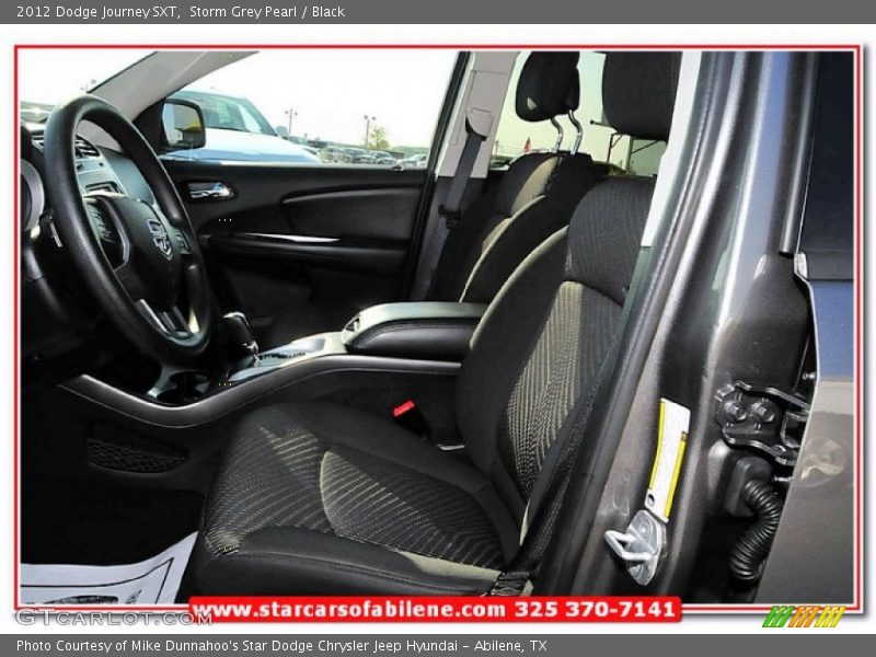 Storm Grey Pearl / Black 2012 Dodge Journey SXT
