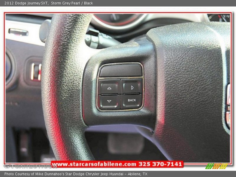 Storm Grey Pearl / Black 2012 Dodge Journey SXT