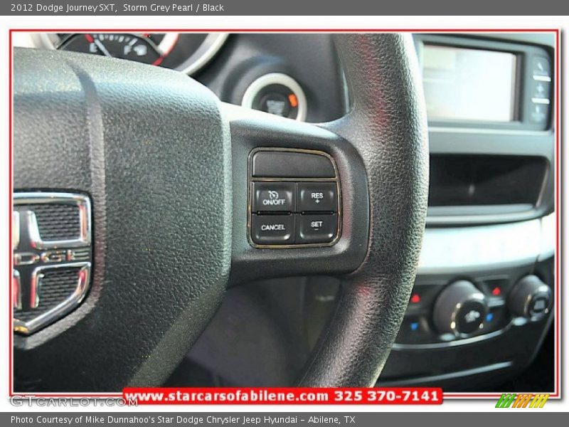 Storm Grey Pearl / Black 2012 Dodge Journey SXT