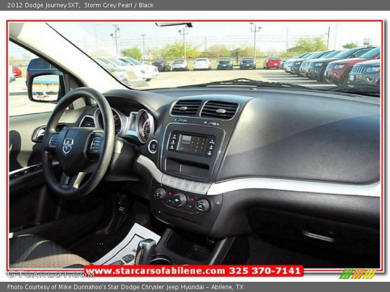 Storm Grey Pearl / Black 2012 Dodge Journey SXT