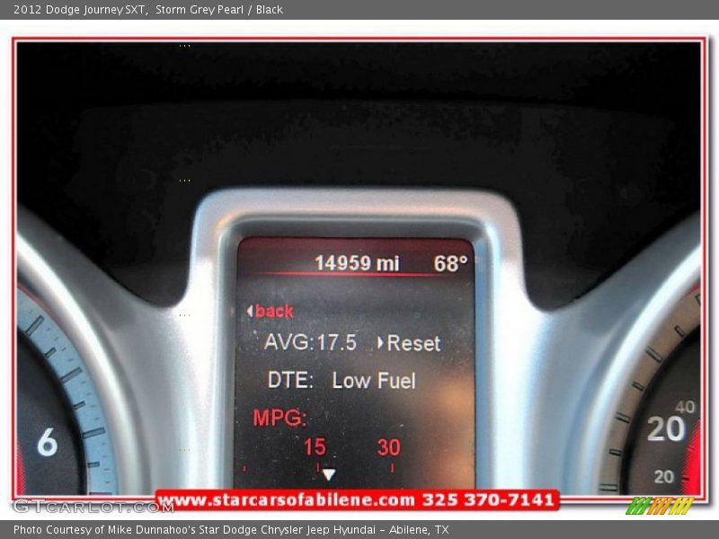 Storm Grey Pearl / Black 2012 Dodge Journey SXT