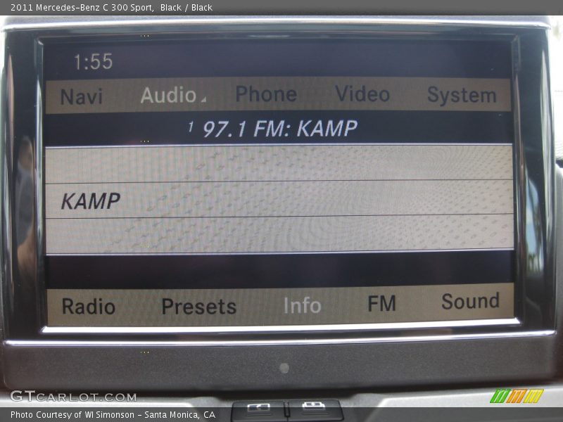 Audio System of 2011 C 300 Sport