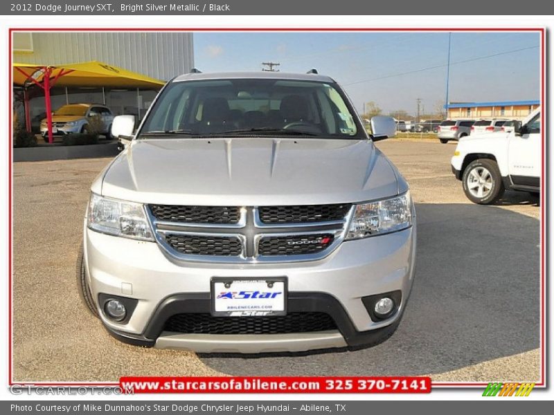 Bright Silver Metallic / Black 2012 Dodge Journey SXT
