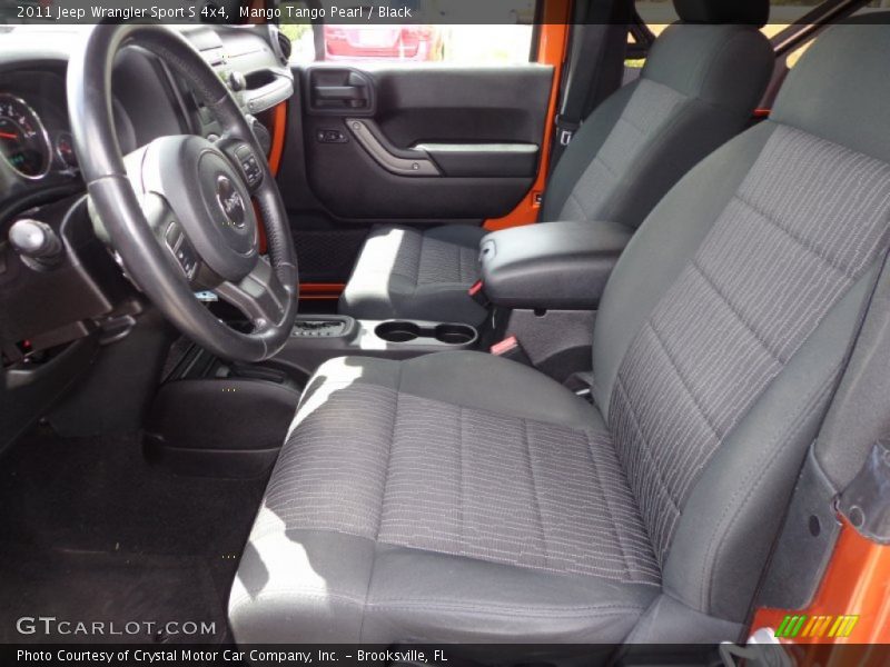 Mango Tango Pearl / Black 2011 Jeep Wrangler Sport S 4x4