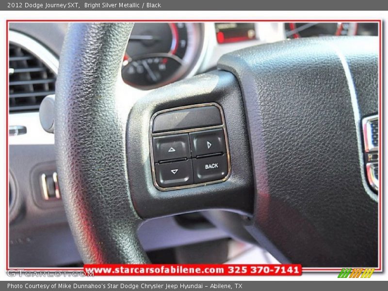 Bright Silver Metallic / Black 2012 Dodge Journey SXT