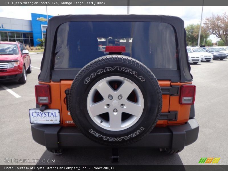 Mango Tango Pearl / Black 2011 Jeep Wrangler Sport S 4x4