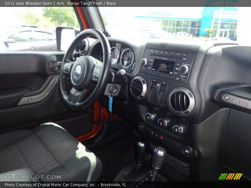 Mango Tango Pearl / Black 2011 Jeep Wrangler Sport S 4x4