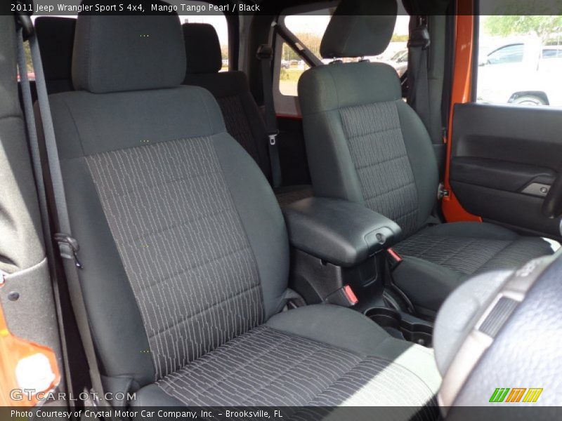 Mango Tango Pearl / Black 2011 Jeep Wrangler Sport S 4x4