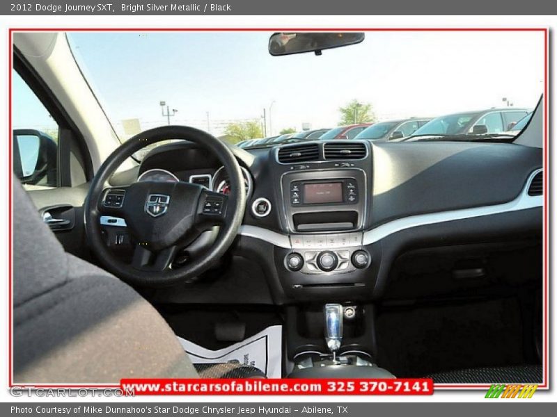 Bright Silver Metallic / Black 2012 Dodge Journey SXT