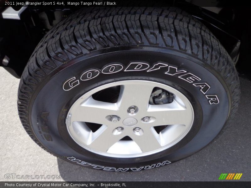 Mango Tango Pearl / Black 2011 Jeep Wrangler Sport S 4x4