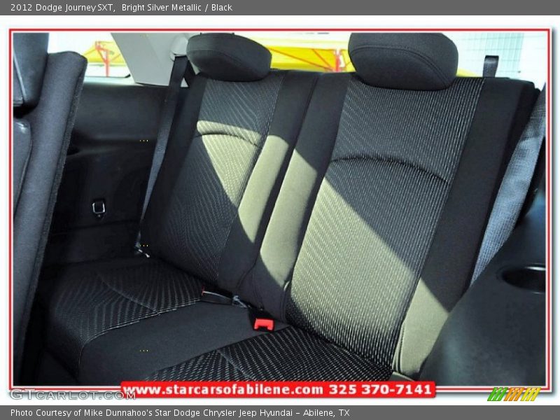 Bright Silver Metallic / Black 2012 Dodge Journey SXT