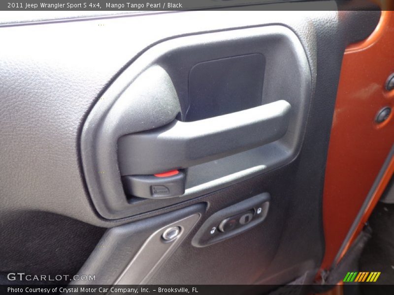 Mango Tango Pearl / Black 2011 Jeep Wrangler Sport S 4x4
