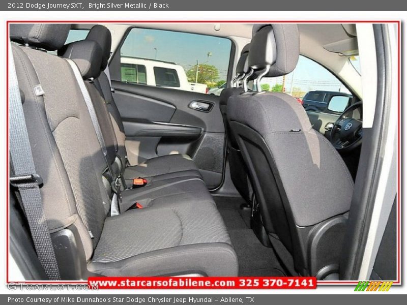 Bright Silver Metallic / Black 2012 Dodge Journey SXT
