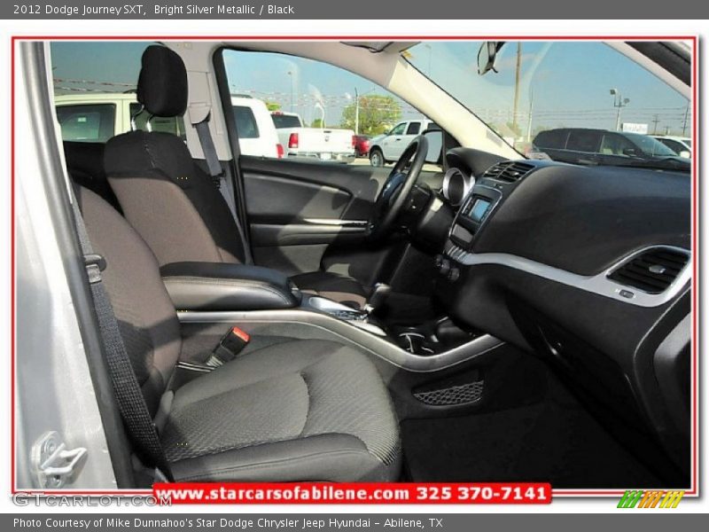 Bright Silver Metallic / Black 2012 Dodge Journey SXT