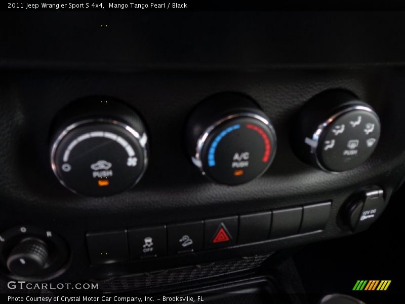 Mango Tango Pearl / Black 2011 Jeep Wrangler Sport S 4x4