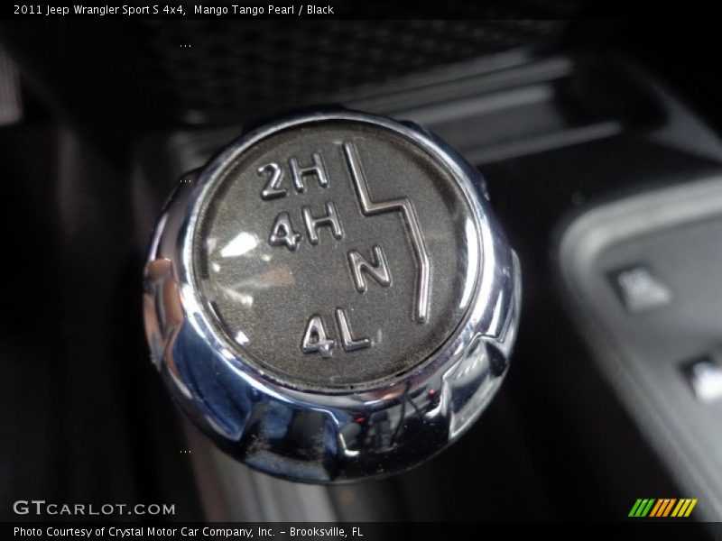 Mango Tango Pearl / Black 2011 Jeep Wrangler Sport S 4x4