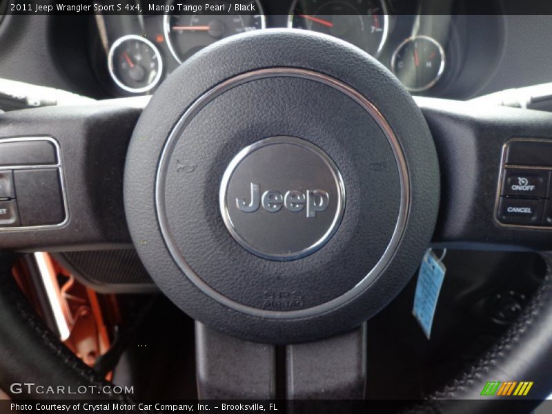 Mango Tango Pearl / Black 2011 Jeep Wrangler Sport S 4x4