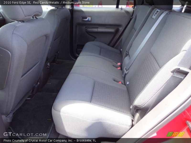 Red Candy Metallic / Medium Light Stone 2010 Ford Edge SE