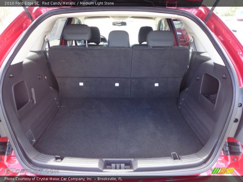 Red Candy Metallic / Medium Light Stone 2010 Ford Edge SE