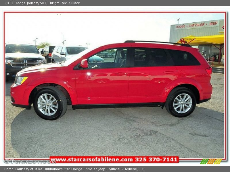Bright Red / Black 2013 Dodge Journey SXT