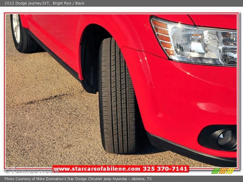 Bright Red / Black 2013 Dodge Journey SXT