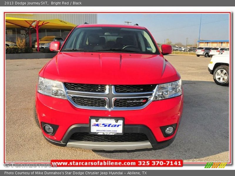 Bright Red / Black 2013 Dodge Journey SXT