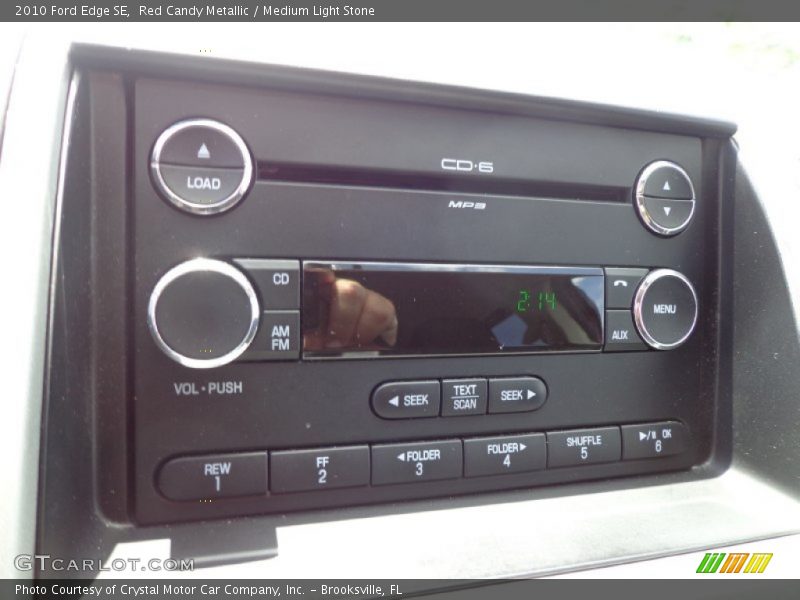 Red Candy Metallic / Medium Light Stone 2010 Ford Edge SE