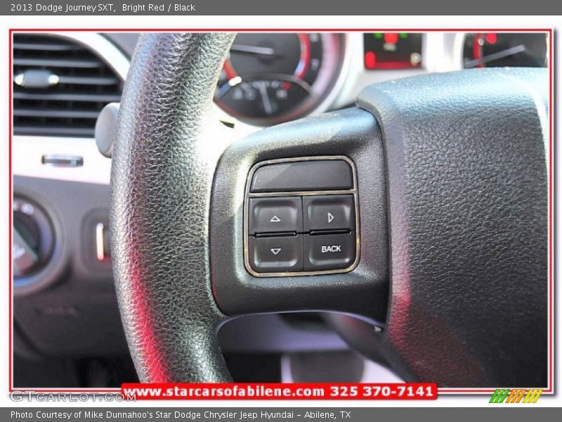 Bright Red / Black 2013 Dodge Journey SXT