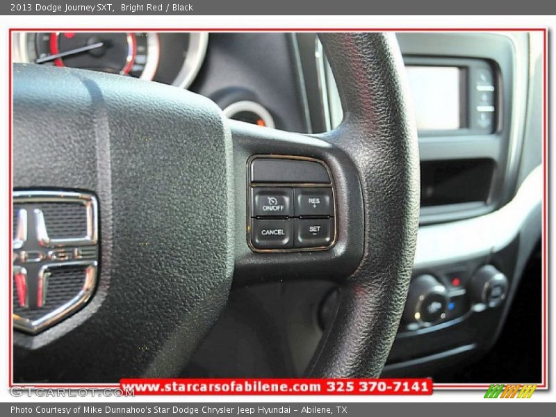 Bright Red / Black 2013 Dodge Journey SXT