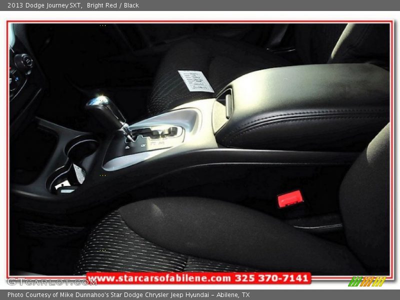 Bright Red / Black 2013 Dodge Journey SXT