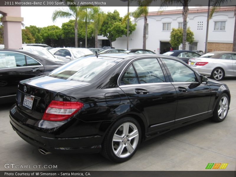 Black / Almond/Mocha 2011 Mercedes-Benz C 300 Sport