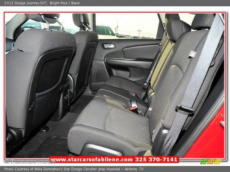 Bright Red / Black 2013 Dodge Journey SXT
