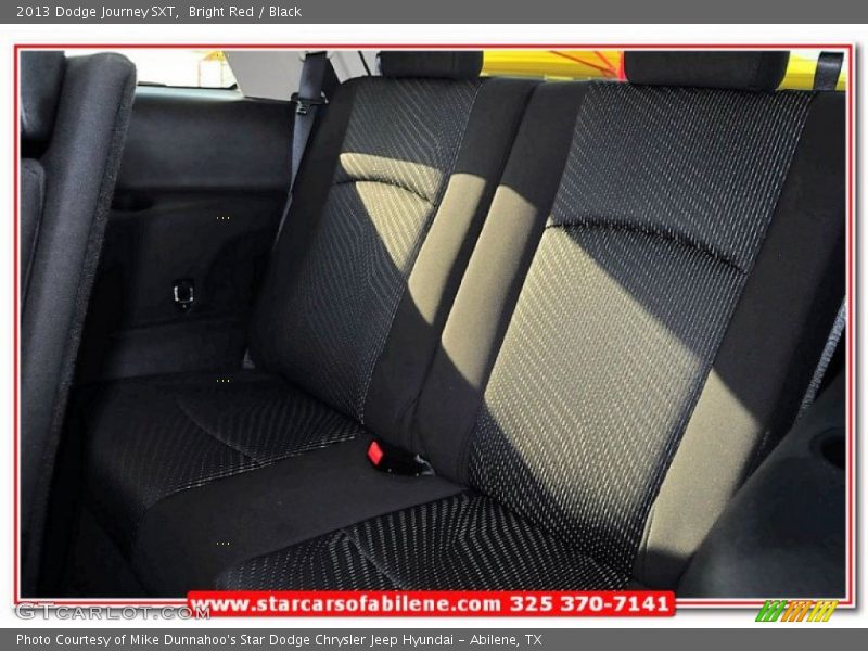 Bright Red / Black 2013 Dodge Journey SXT