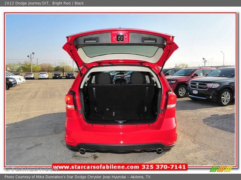Bright Red / Black 2013 Dodge Journey SXT